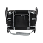 Secure-Hook Big Comfort Stadium Chair with Armrests - Choice 465 - Lightweight Folding Bleacher Chair with Cushioning Detail