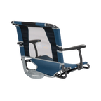 Secure-Hook Big Comfort Stadium Chair with Armrests - Choice 465 - Lightweight Folding Bleacher Chair with Cushioning Detail