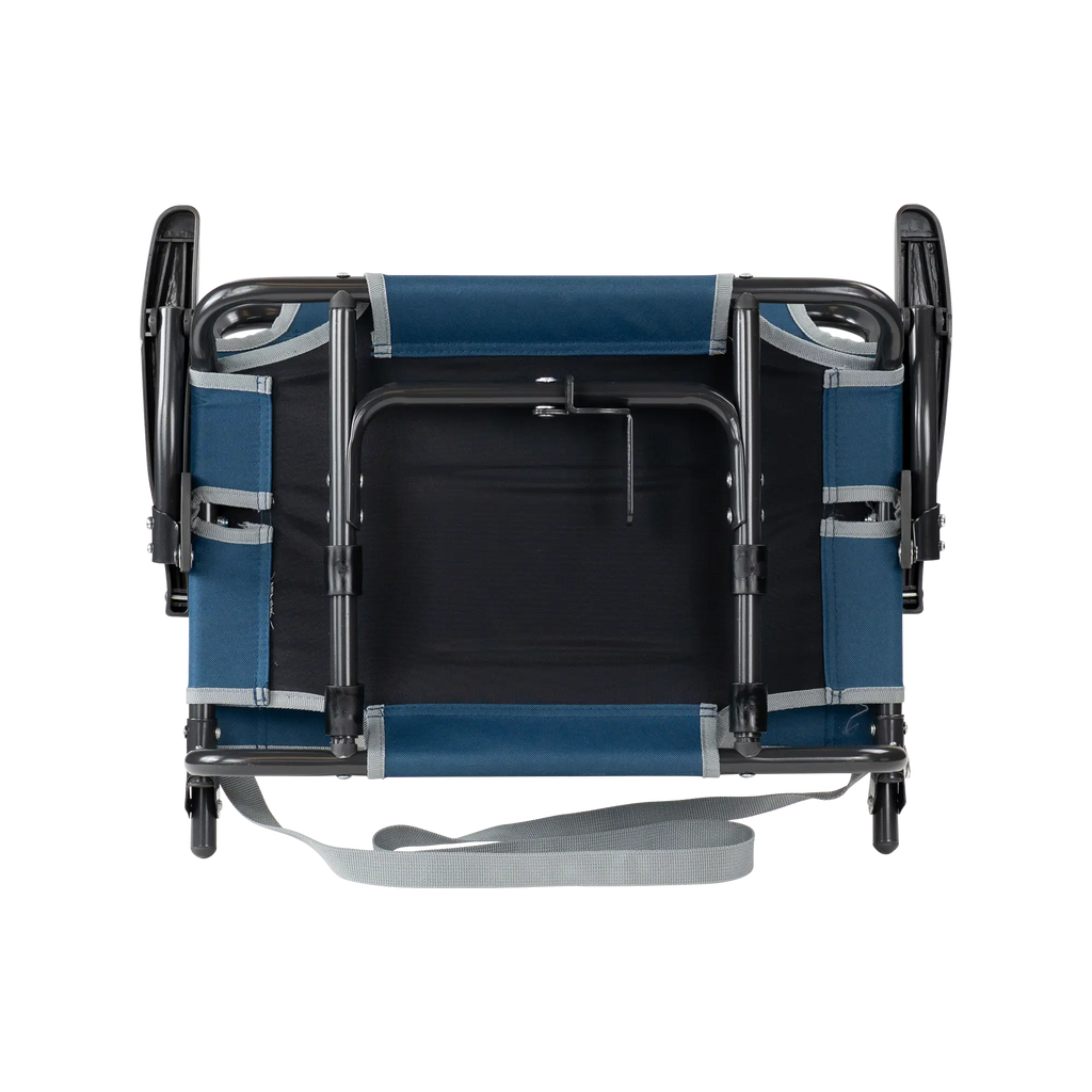 Secure-Hook Big Comfort Stadium Chair with Armrests - Choice 465 - Lightweight Folding Bleacher Chair with Cushioning Detail
