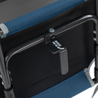 Secure-Hook Big Comfort Stadium Chair with Armrests - Choice 465 - Lightweight Folding Bleacher Chair with Cushioning Detail