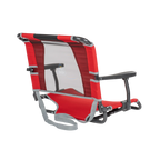 Secure-Hook Big Comfort Stadium Chair with Armrests - Choice 465 - Lightweight Folding Bleacher Chair with Cushioning Detail