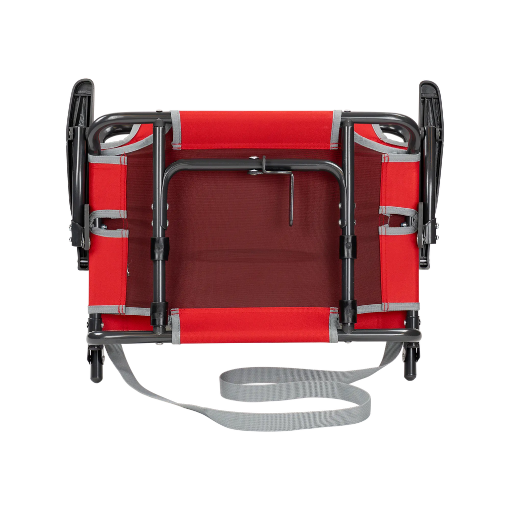 Secure-Hook Big Comfort Stadium Chair with Armrests - Choice 465 - Lightweight Folding Bleacher Chair with Cushioning Detail