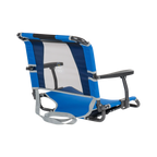 Secure-Hook Big Comfort Stadium Chair with Armrests - Choice 465 - Lightweight Folding Bleacher Chair with Cushioning Detail