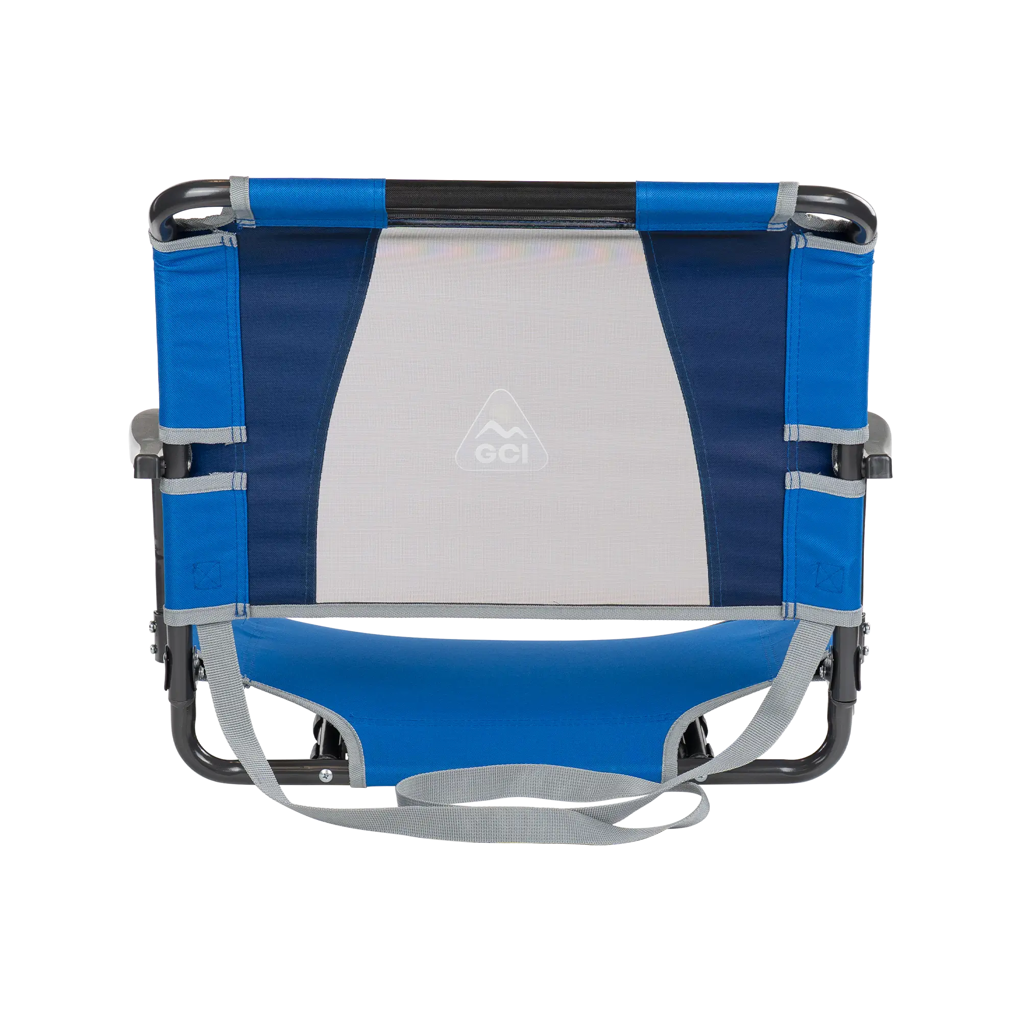 Secure-Hook Big Comfort Stadium Chair with Armrests - Choice 465 - Lightweight Folding Bleacher Chair with Cushioning Detail