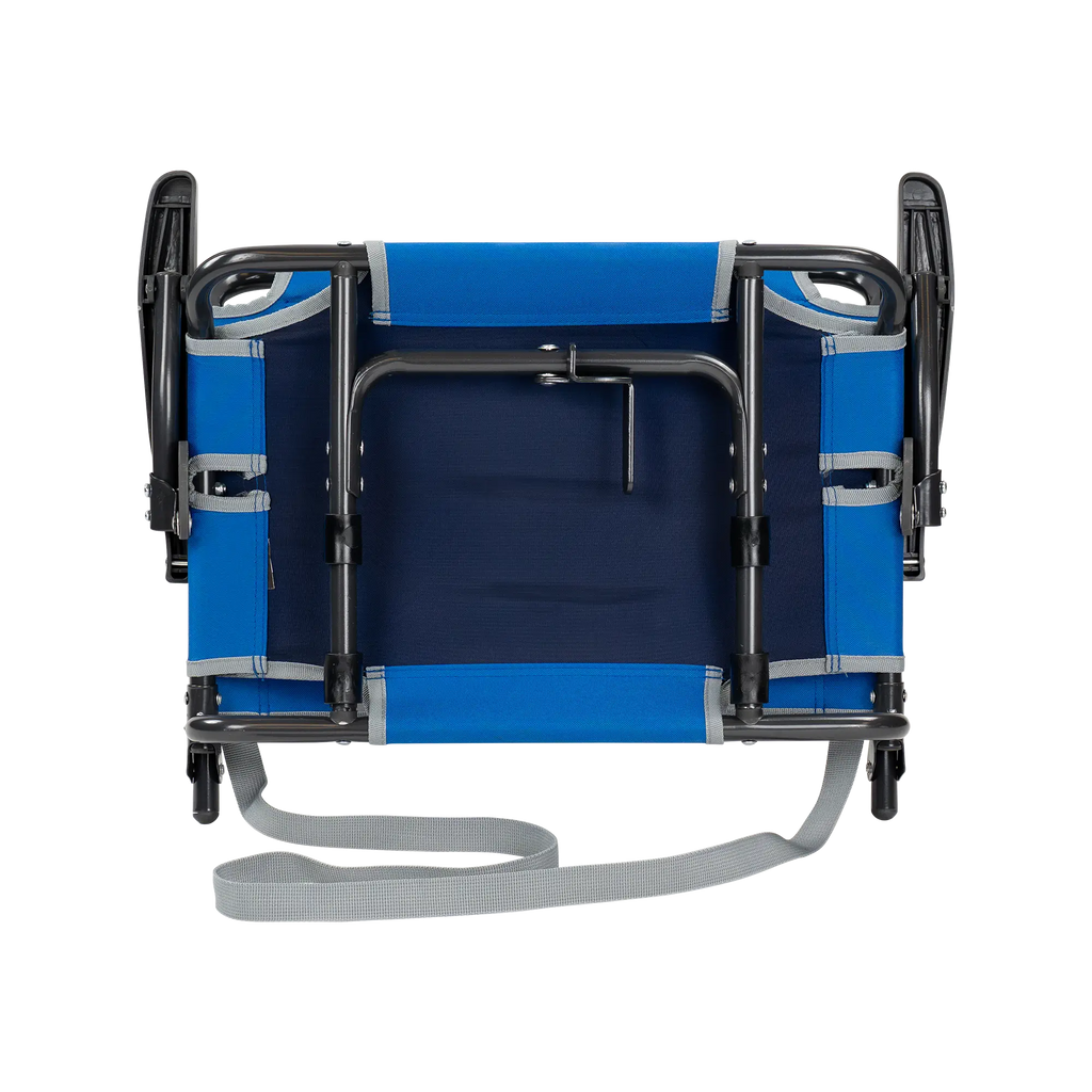 Secure-Hook Big Comfort Stadium Chair with Armrests - Choice 465 - Lightweight Folding Bleacher Chair with Cushioning Detail