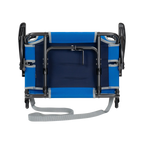 Secure-Hook Big Comfort Stadium Chair with Armrests - Choice 465 - Lightweight Folding Bleacher Chair with Cushioning Detail