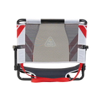 Secure-Hook Big Comfort Stadium Chair with Armrests - Choice 465 - Lightweight Folding Bleacher Chair with Cushioning Detail