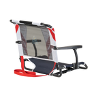 Secure-Hook Big Comfort Stadium Chair with Armrests - Choice 465 - Lightweight Folding Bleacher Chair with Cushioning Detail