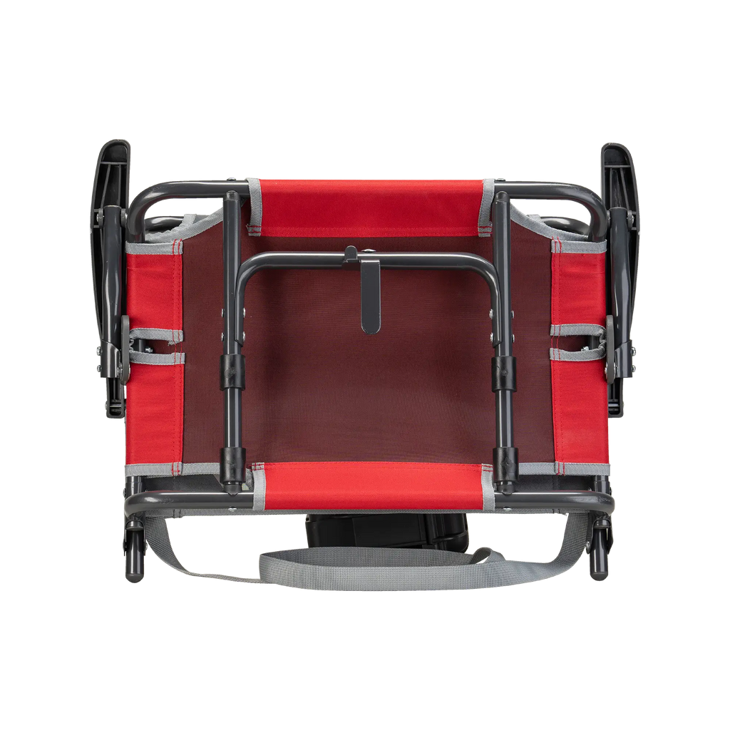 Secure-Hook Big Comfort Stadium Chair with Armrests - Choice 465 - Lightweight Folding Bleacher Chair with Cushioning Detail