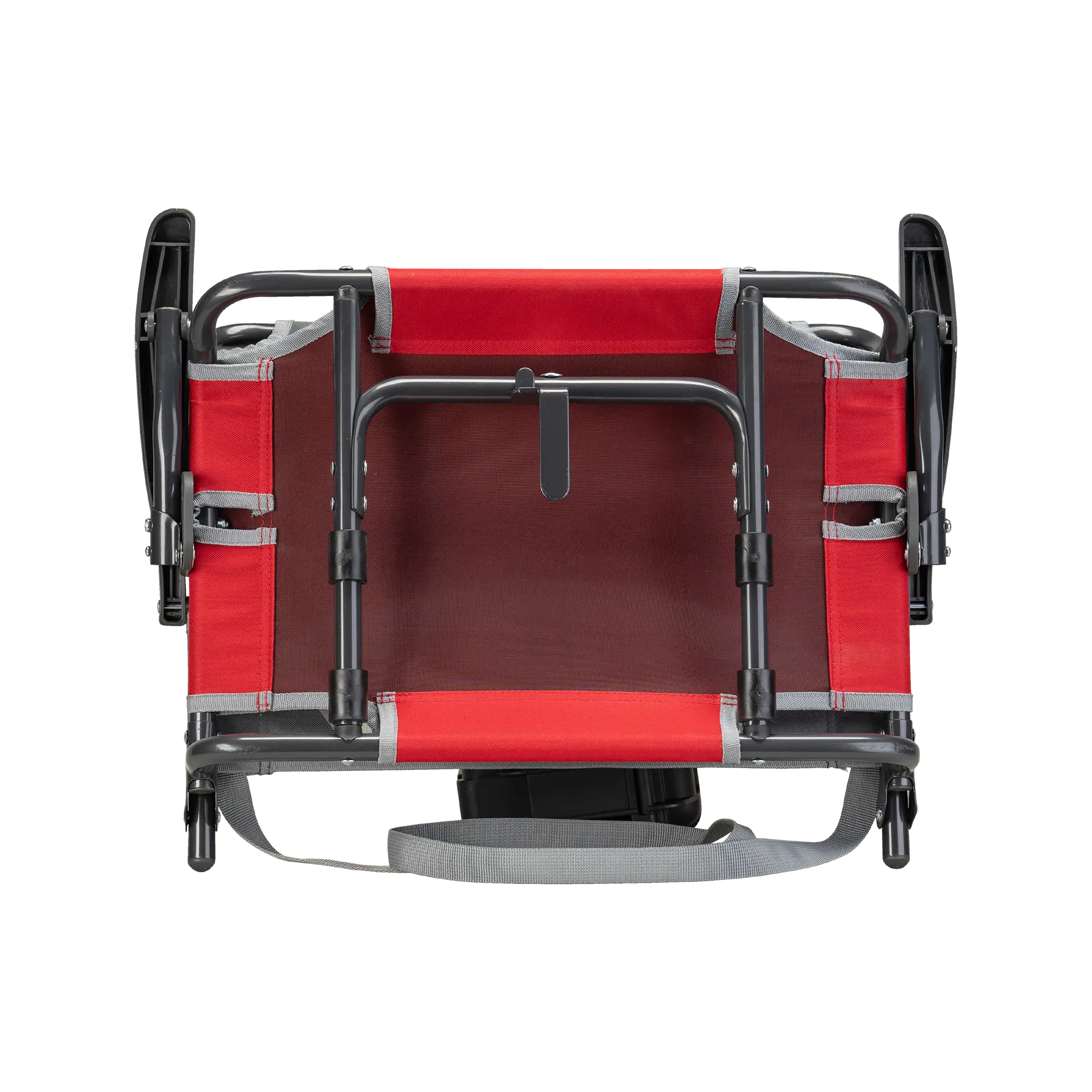 Secure-Hook Big Comfort Stadium Chair with Armrests - Choice 465 - Lightweight Folding Bleacher Chair with Cushioning Detail