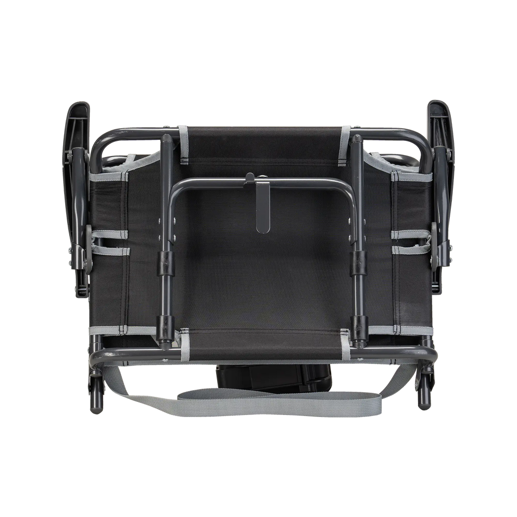 Secure-Hook Big Comfort Stadium Chair with Armrests - Choice 465 - Lightweight Folding Bleacher Chair with Cushioning Detail