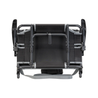 Secure-Hook Big Comfort Stadium Chair with Armrests - Choice 465 - Lightweight Folding Bleacher Chair with Cushioning Detail
