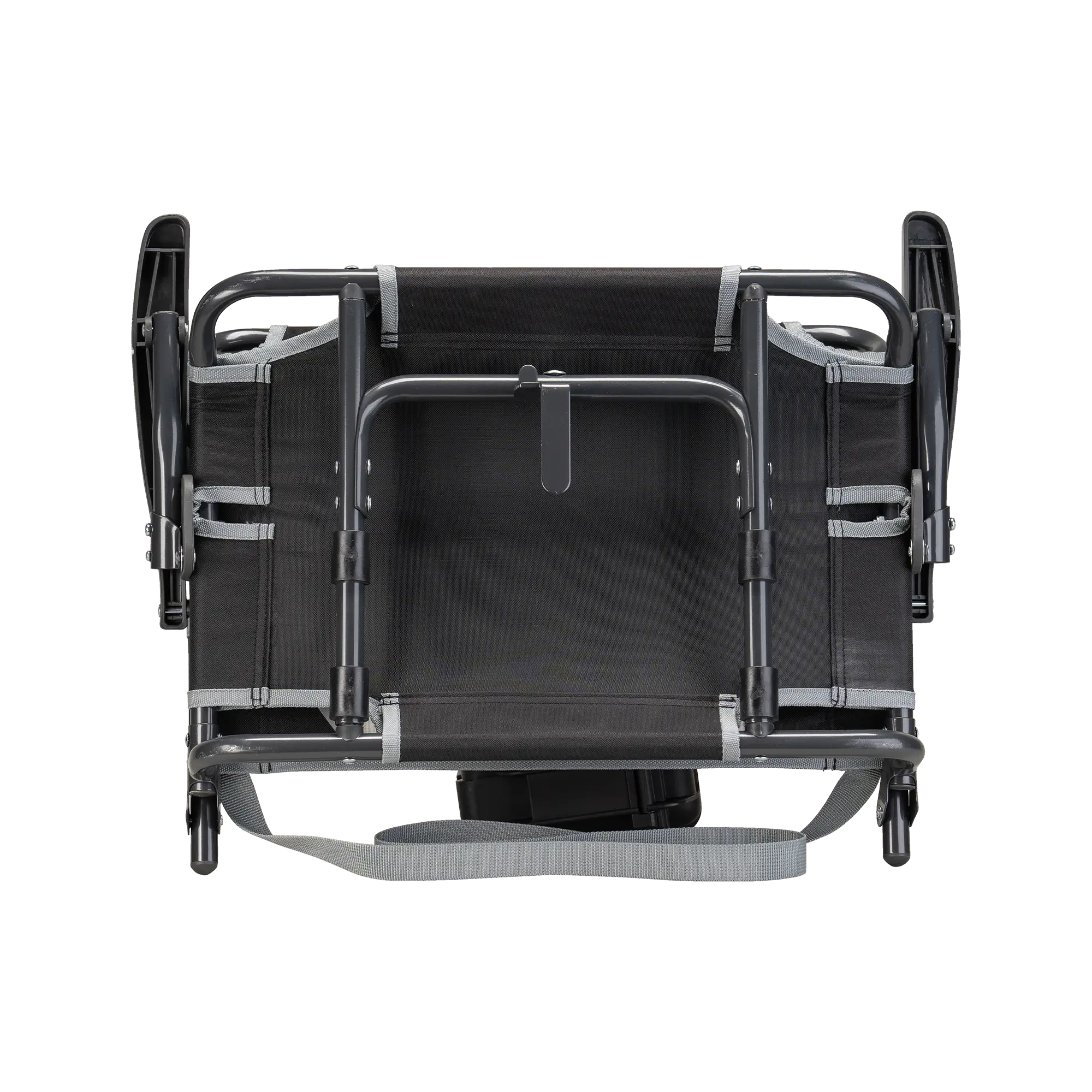 Secure-Hook Big Comfort Stadium Chair with Armrests - Choice 465 - Lightweight Folding Bleacher Chair with Cushioning Detail