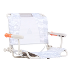 Smooth Motion Stadium Rock-Cliner - Choice 540 - Heavy-Duty Kickback Rocker with Beverage Holder - Snow Camo