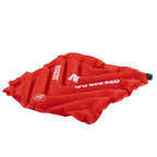 Ergonomic Back-Support College V Seat Inflatable Stadium Cushion - Nebraska Cornhuskers - Choice 277 - Grandstand Cushion Seat with Secure Under-Bench Hooks Detail