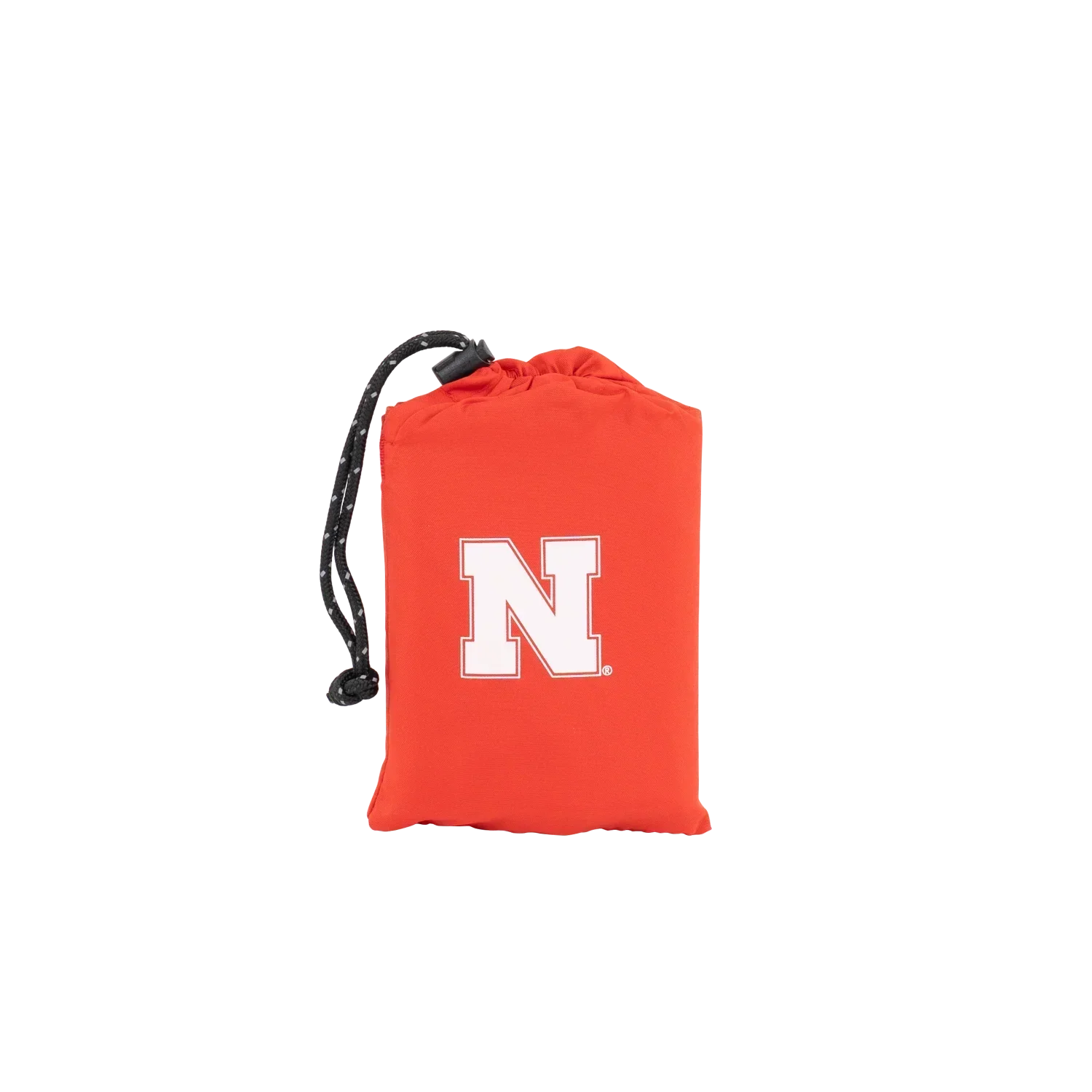 Ergonomic Back-Support College V Seat Inflatable Stadium Cushion - Nebraska Cornhuskers - Choice 277 - Grandstand Cushion Seat with Secure Under-Bench Hooks Detail