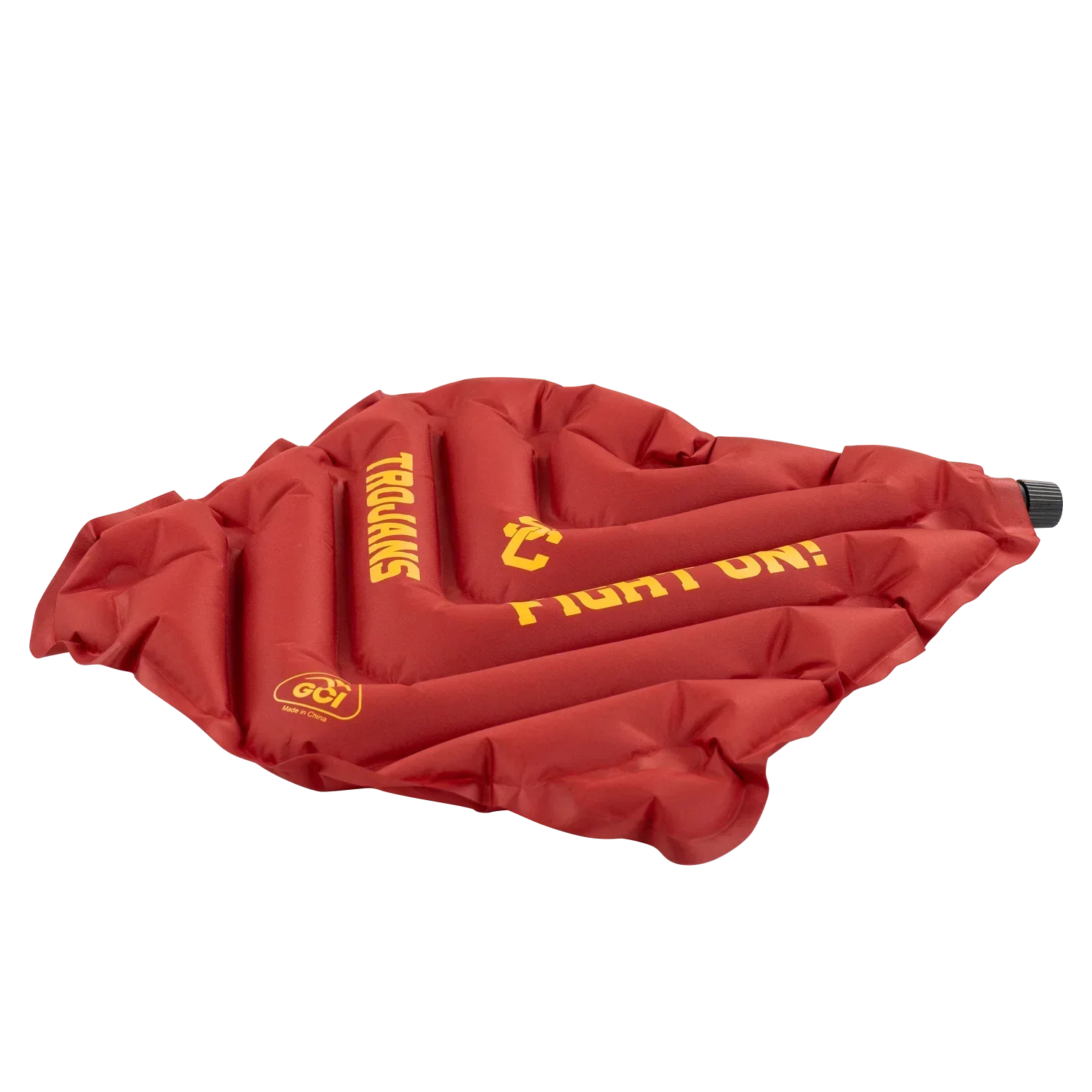Bleacher-Friendly College V Seat Inflatable Stadium Cushion - USC Trojans - Choice 523 - Bleacher-Friendly Stadium Chair with Back Support Detail