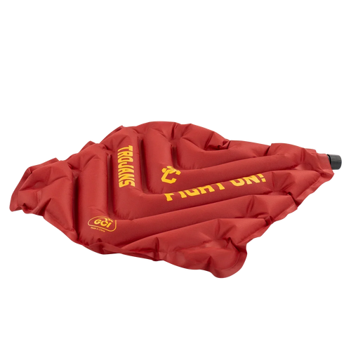 Bleacher-Friendly College V Seat Inflatable Stadium Cushion - USC Trojans - Choice 523 - Bleacher-Friendly Stadium Chair with Back Support Detail