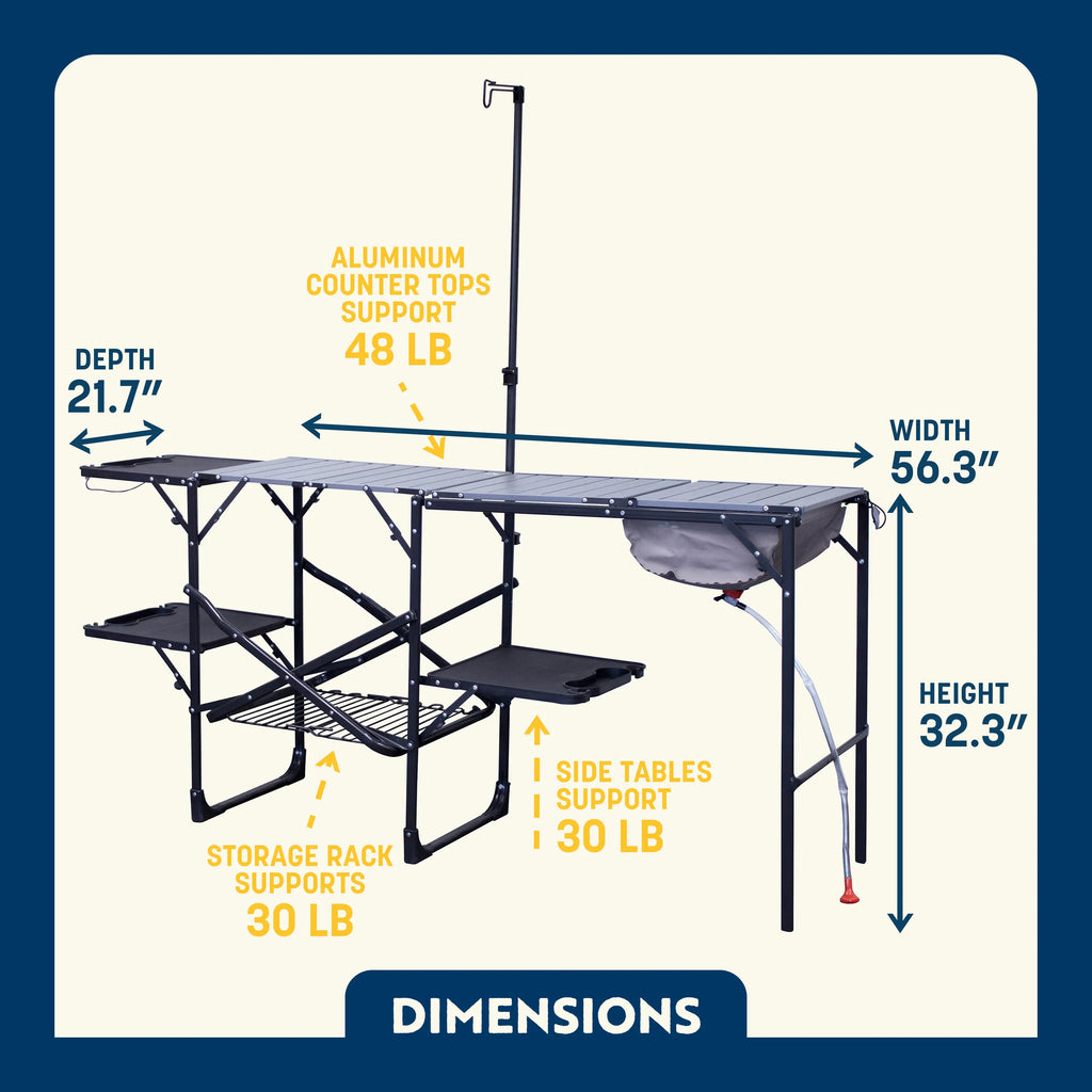 Heat-Resistant Tool Master Cook Station - Choice 171 - Heat-Resistant Over-Fire Grill Rack for Camping Detail