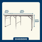 Portable Staging Slim-Fold Table - Choice 196 - Slim-Fold Outdoor Cook Station with Storage Shelves Detail