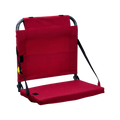 Ergonomic Back-Support BleacherBack - Choice 696 - Ergonomic Portable Stadium Seat for Sports Events - Red