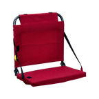 Ergonomic Back-Support BleacherBack - Choice 696 - Ergonomic Portable Stadium Seat for Sports Events - Red