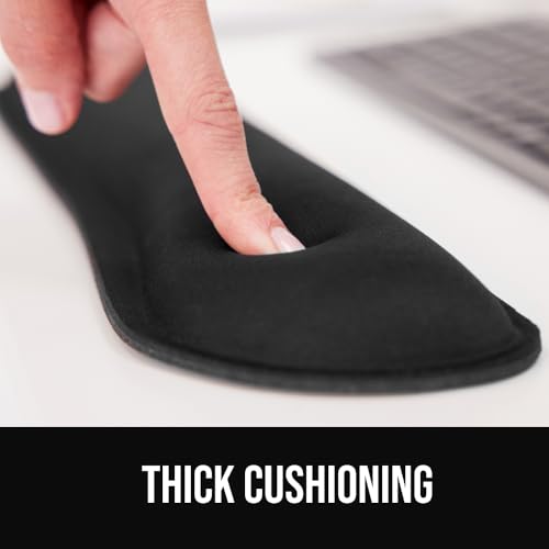 Eco-Friendly GORILLA GRIP Silky Memory Foam Wrist Rest for Computer Keyboard, Set