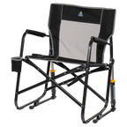 Luxury Camp Freestyle Rocker - Choice 711 - Heavy-Duty Kickback Rocker with Beverage Holder Detail