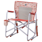 Luxury Camp Freestyle Rocker - Choice 711 - Heavy-Duty Kickback Rocker with Beverage Holder Detail