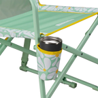 Luxury Camp Freestyle Rocker - Choice 711 - Heavy-Duty Kickback Rocker with Beverage Holder Detail