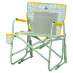 Luxury Camp Freestyle Rocker - Choice 711 - Heavy-Duty Kickback Rocker with Beverage Holder Detail