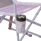 Luxury Camp Freestyle Rocker - Choice 711 - Heavy-Duty Kickback Rocker with Beverage Holder Detail