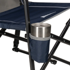 Luxury Camp Freestyle Rocker - Choice 711 - Heavy-Duty Kickback Rocker with Beverage Holder Detail