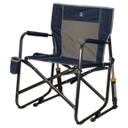 Luxury Camp Freestyle Rocker - Choice 711 - Heavy-Duty Kickback Rocker with Beverage Holder Detail