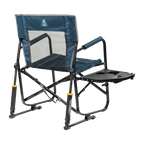 Heavy-Duty Freestyle Freestyle Rocker with Side Table - Choice 853 - Patented Spring-Action Rocking Chair for Camping Detail