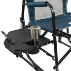 Heavy-Duty Freestyle Freestyle Rocker with Side Table - Choice 853 - Patented Spring-Action Rocking Chair for Camping Detail