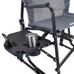 Heavy-Duty Freestyle Freestyle Rocker with Side Table - Choice 853 - Patented Spring-Action Rocking Chair for Camping Detail