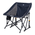 Luxury Camp Pod Rocker - Choice 933 - Heavy-Duty Kickback Rocker with Beverage Holder Detail