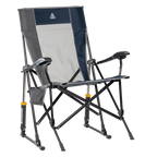 Heavy-Duty Freestyle RoadTrip Rocker - Choice 855 - Freestyle Rocker Portable Outdoor Folding Chair - Indigo