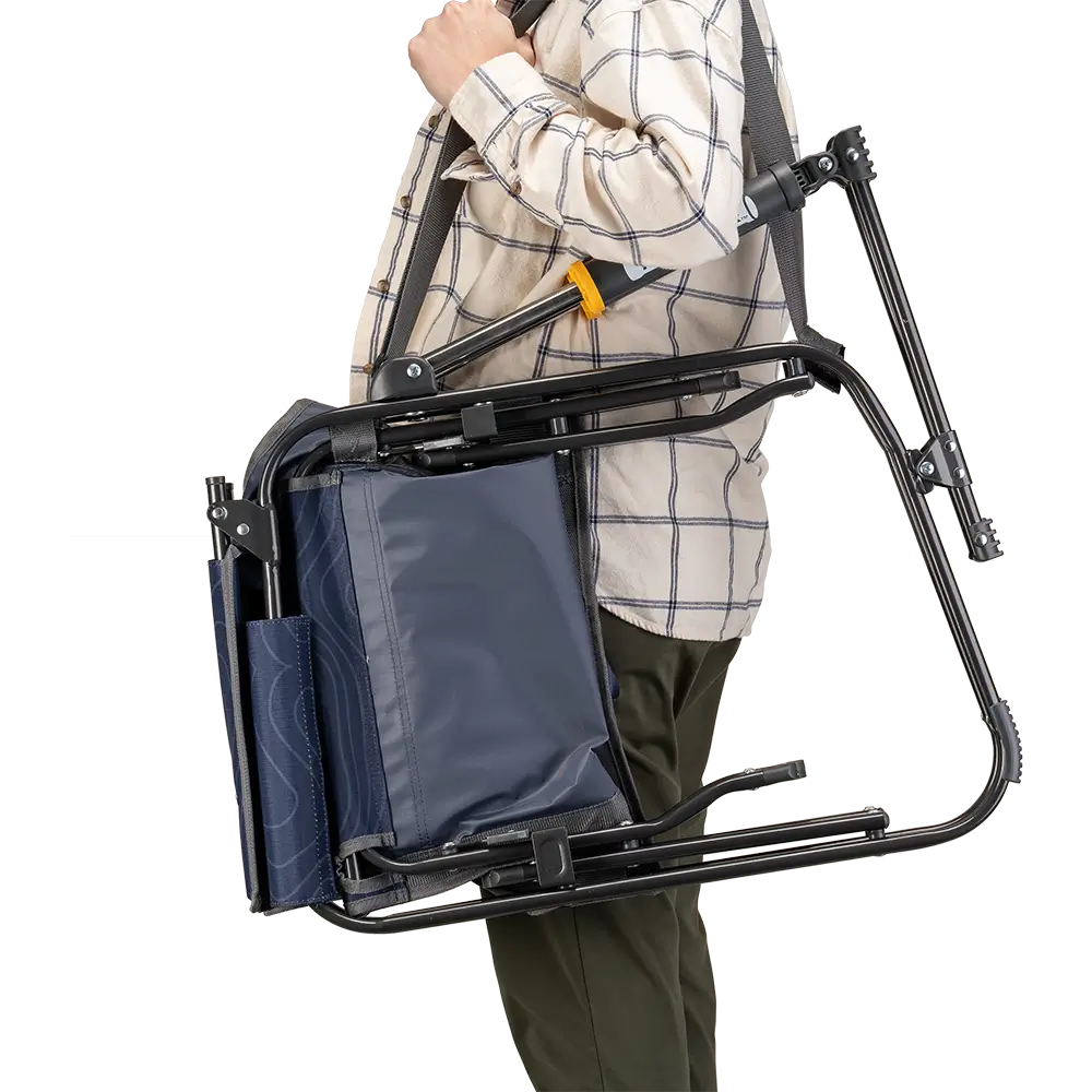 Patented Spring-Action Stowaway Rocker - Choice 794 - Patented Spring-Action Rocking Chair for Camping Detail