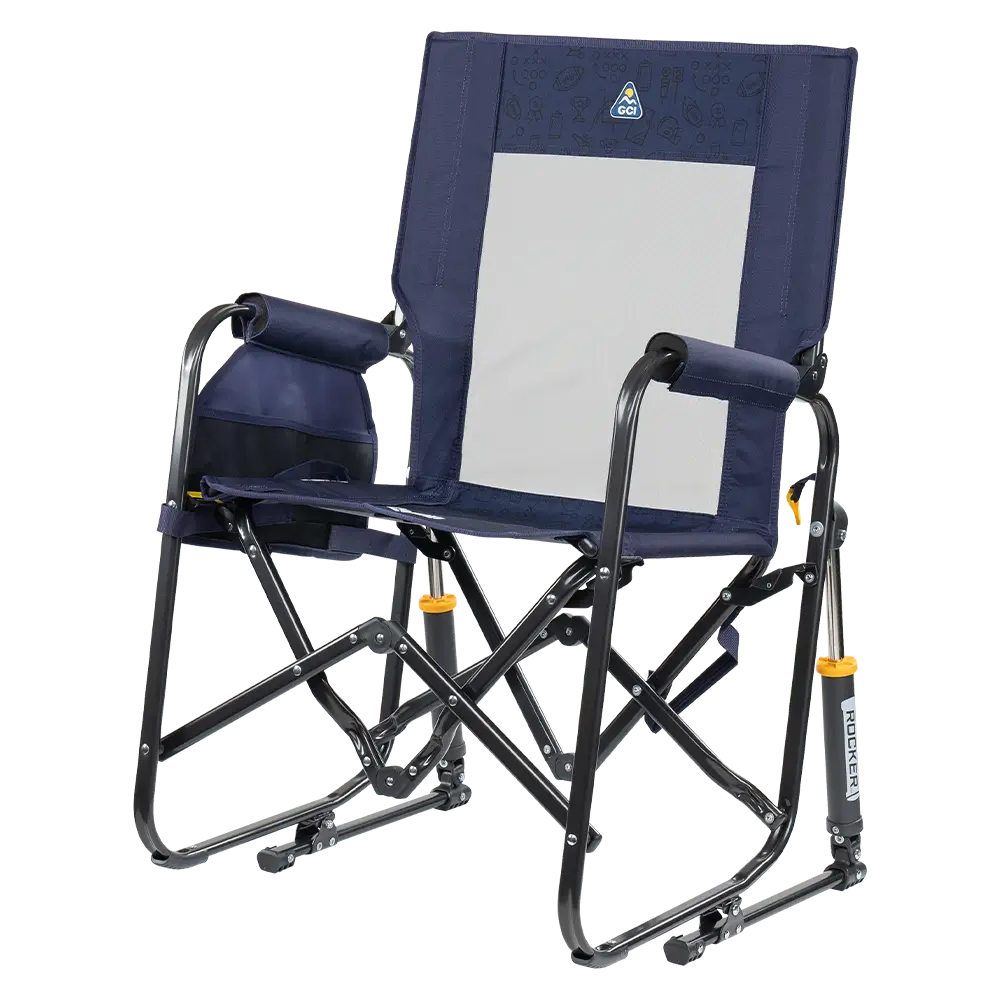 Patented Spring-Action Stowaway Rocker - Choice 794 - Patented Spring-Action Rocking Chair for Camping Detail