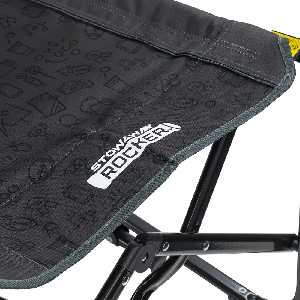 Patented Spring-Action Stowaway Rocker - Choice 794 - Patented Spring-Action Rocking Chair for Camping Detail