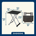 Heavy-Duty Grilling Compact Camp Table 20 - Choice 513 - Portable Camping Table with Heat-Resistant Countertop Detail