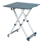 Heavy-Duty Grilling Compact Camp Table 20 - Choice 513 - Portable Camping Table with Heat-Resistant Countertop - Teal