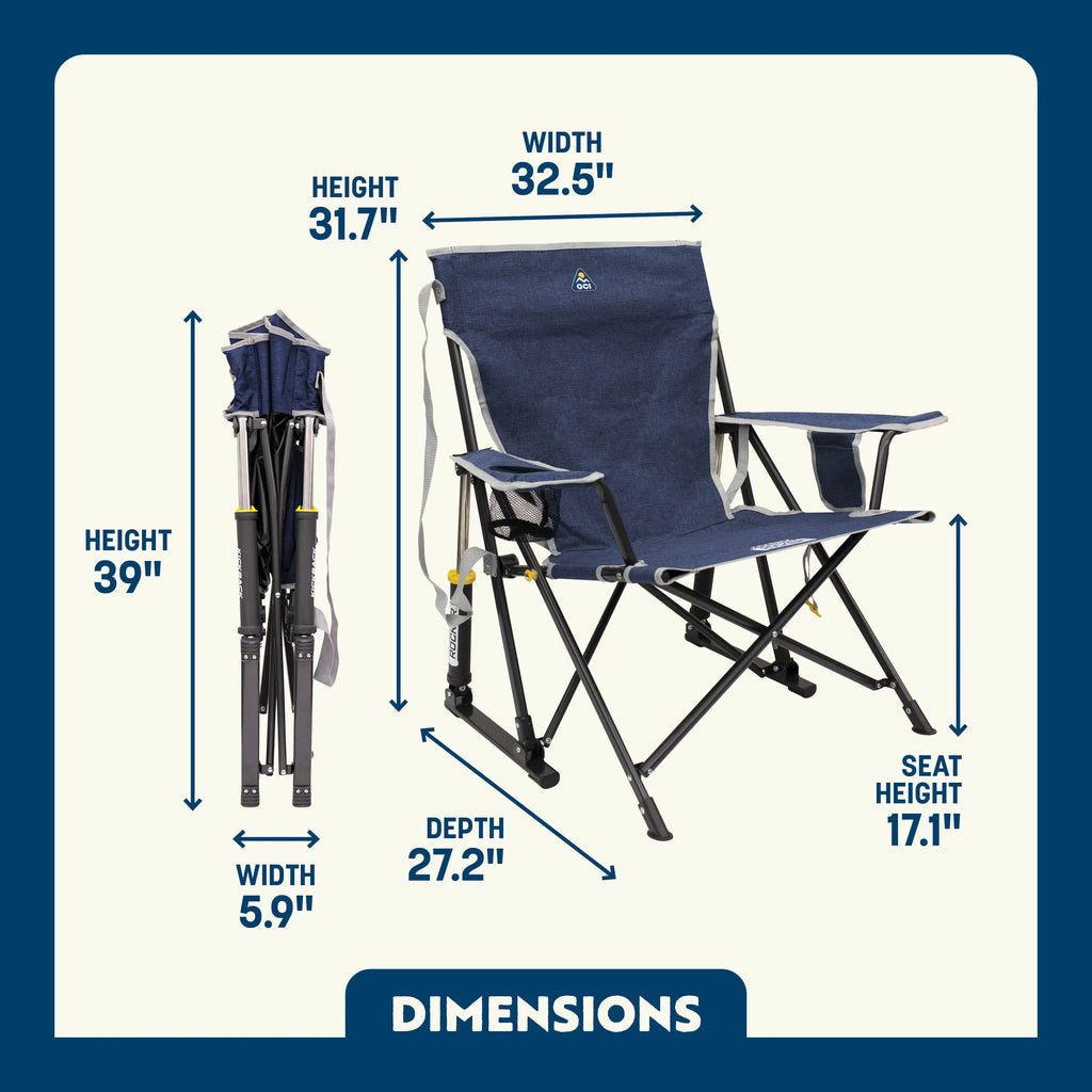 Heavy-Duty Freestyle Kickback Rocker - Choice 345 - Heavy-Duty Kickback Rocker with Beverage Holder Detail