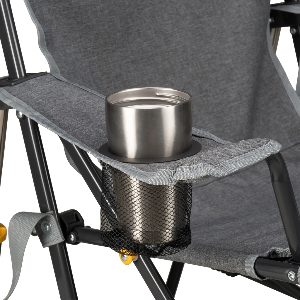 Heavy-Duty Freestyle Kickback Rocker - Choice 345 - Heavy-Duty Kickback Rocker with Beverage Holder Detail