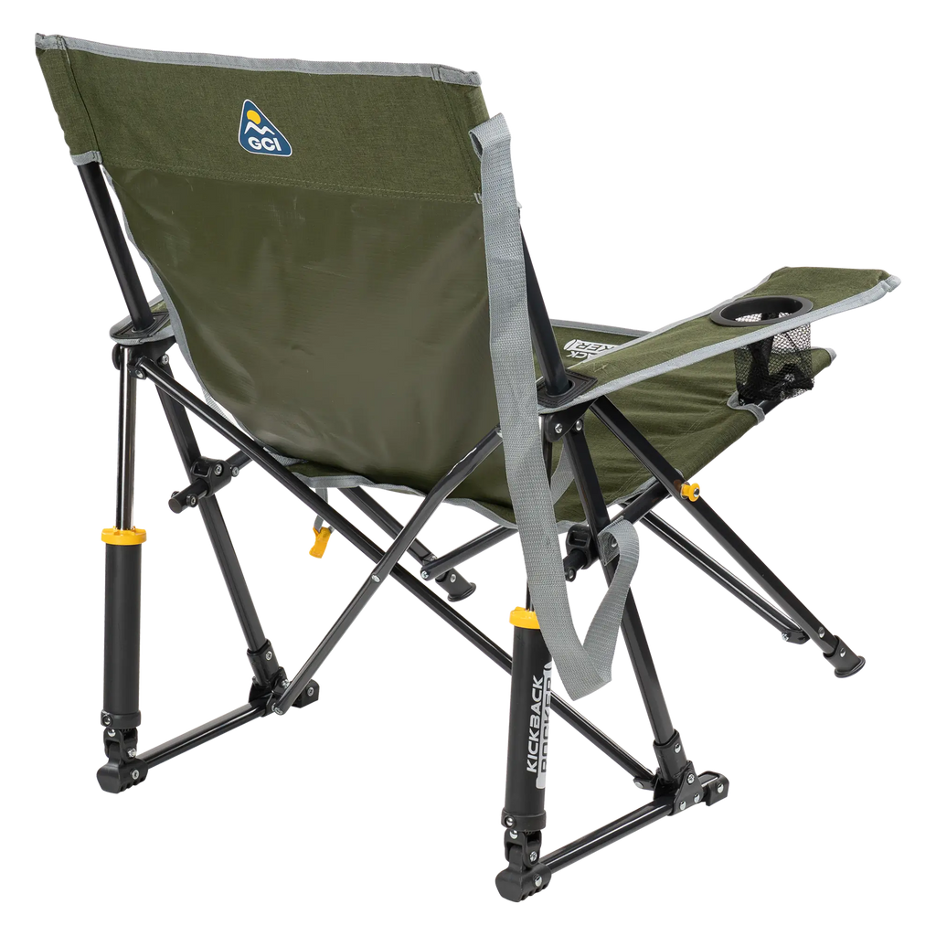 Heavy-Duty Freestyle Kickback Rocker - Choice 345 - Heavy-Duty Kickback Rocker with Beverage Holder Detail
