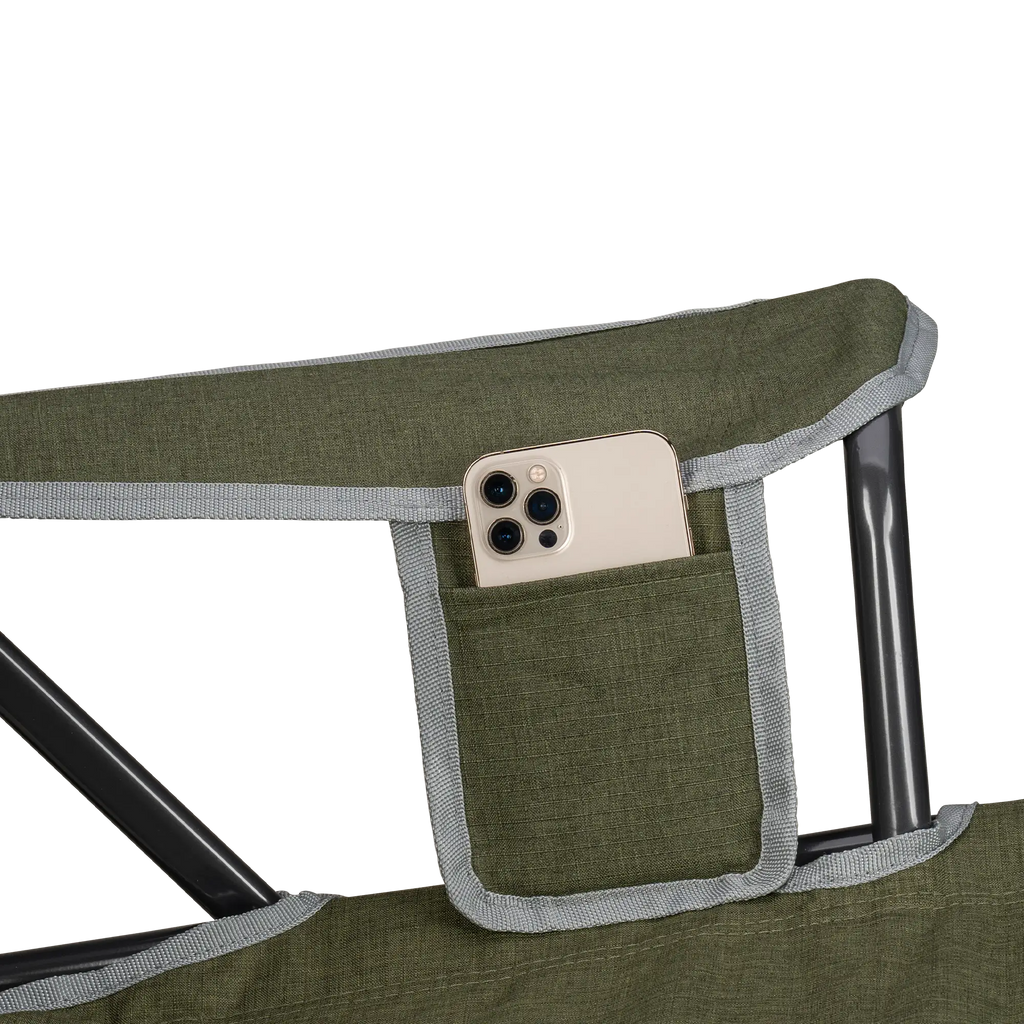 Heavy-Duty Freestyle Kickback Rocker - Choice 345 - Heavy-Duty Kickback Rocker with Beverage Holder Detail