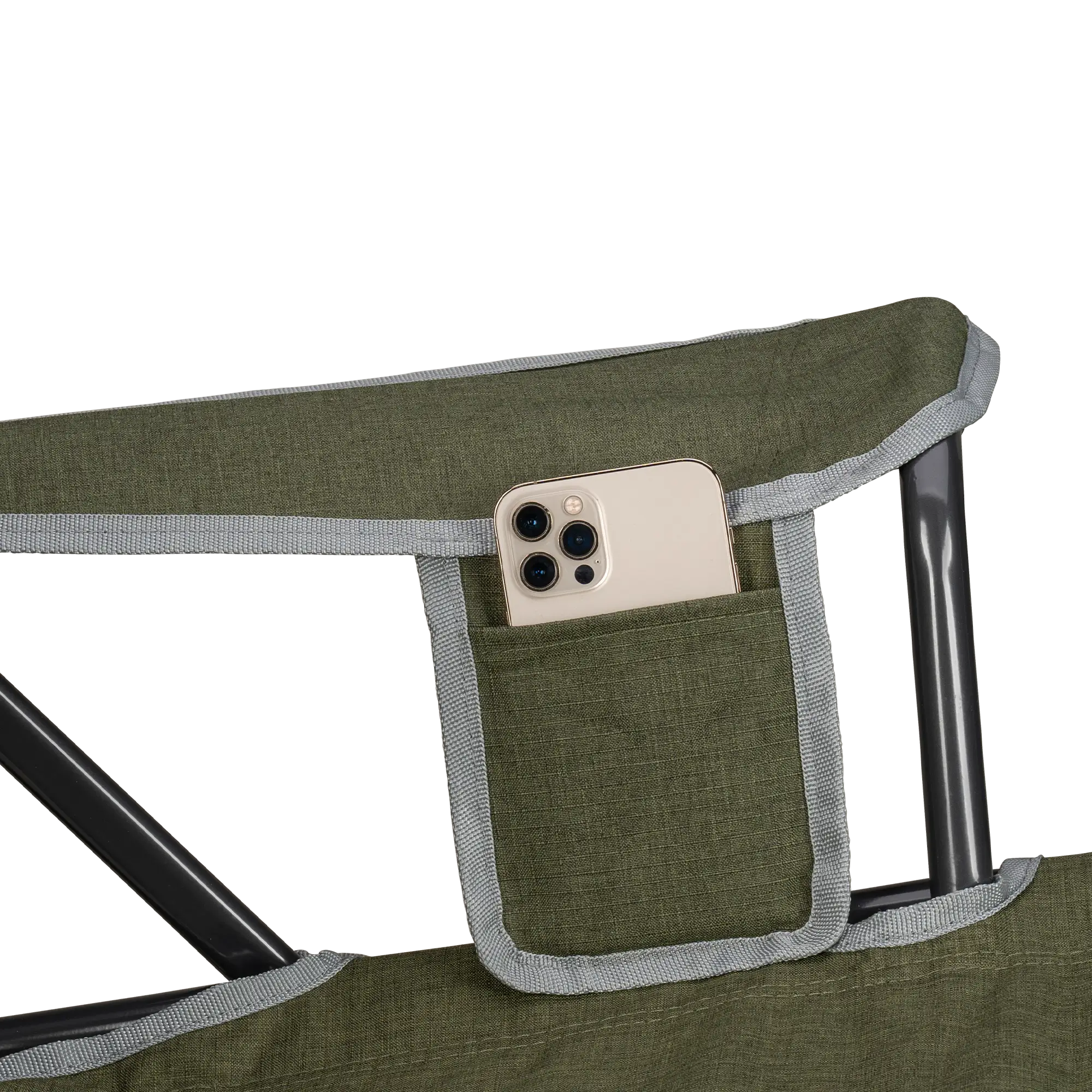 Heavy-Duty Freestyle Kickback Rocker - Choice 345 - Heavy-Duty Kickback Rocker with Beverage Holder Detail