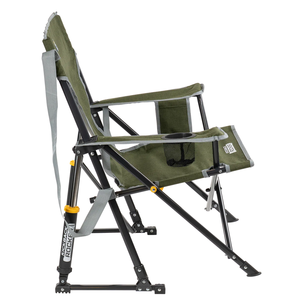 Heavy-Duty Freestyle Kickback Rocker - Choice 345 - Heavy-Duty Kickback Rocker with Beverage Holder Detail